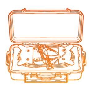 Single Mode Fiber Optic OTDR Launch Cable Box