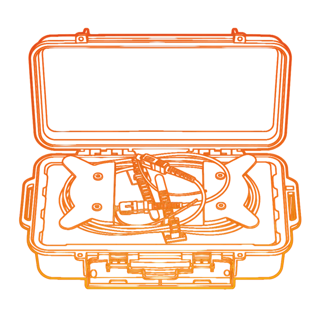 Single Mode Fiber Optic OTDR Launch Cable Box